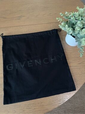 Givenchy Black Dust Bag Large Luxury Designer Storage Pouch Bag